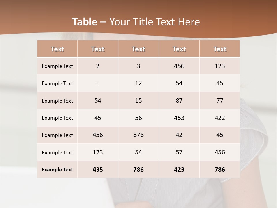 Hand Type Face PowerPoint Template