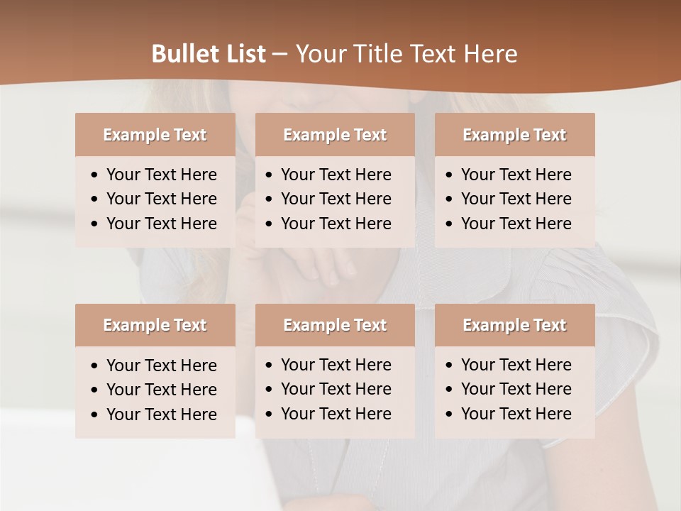 Hand Type Face PowerPoint Template
