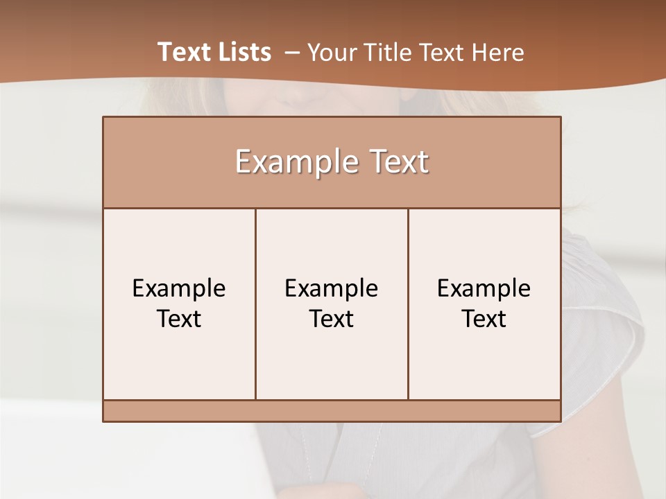 Hand Type Face PowerPoint Template