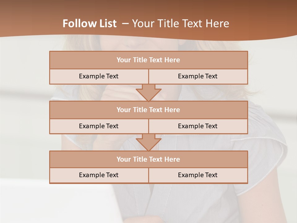 Hand Type Face PowerPoint Template