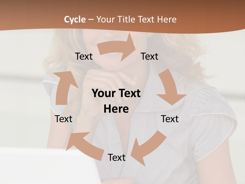 Hand Type Face PowerPoint Template