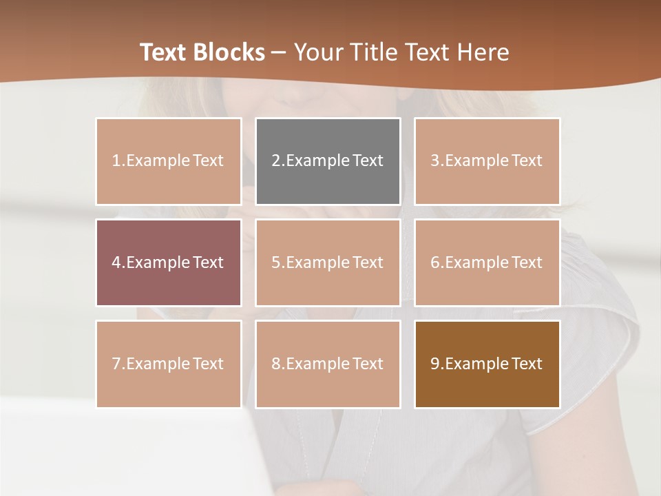 Hand Type Face PowerPoint Template
