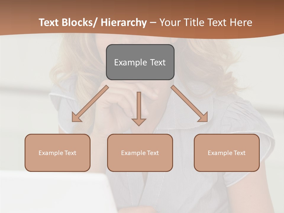 Hand Type Face PowerPoint Template