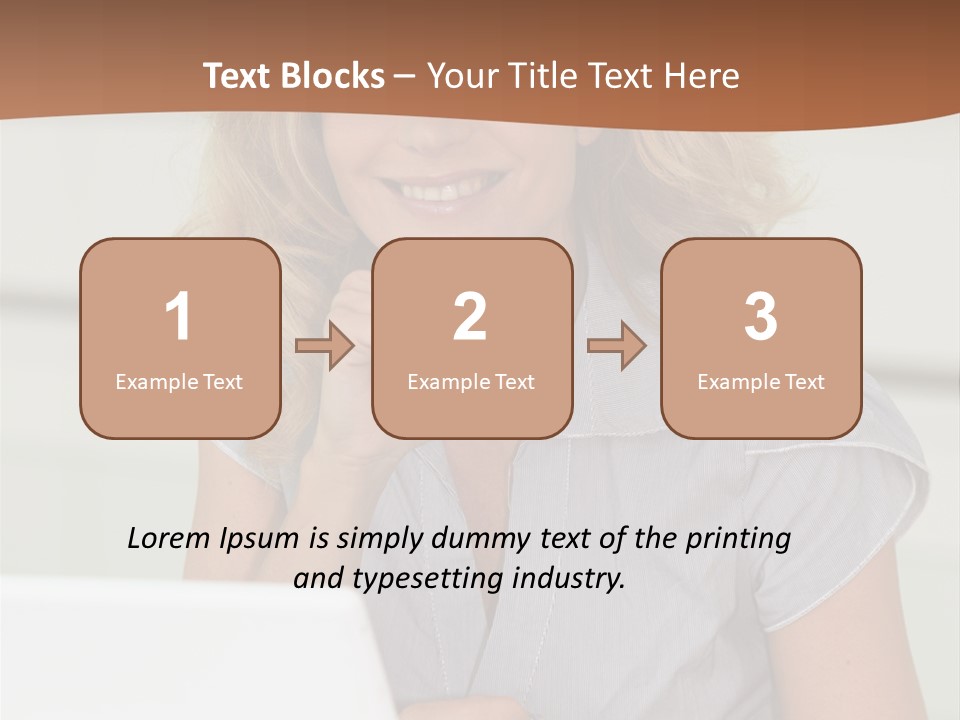 Hand Type Face PowerPoint Template