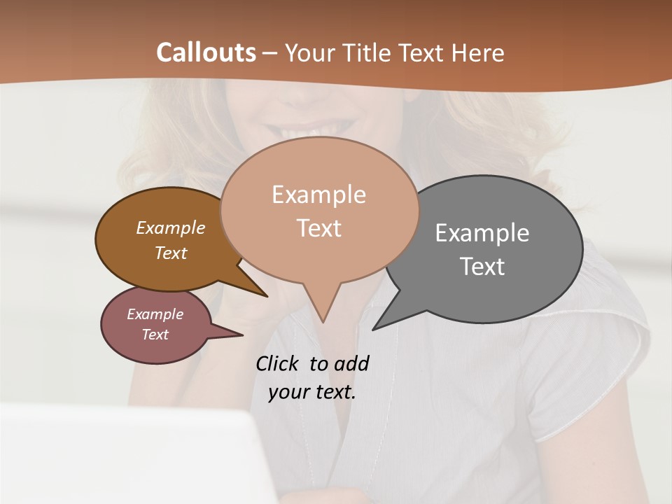 Hand Type Face PowerPoint Template