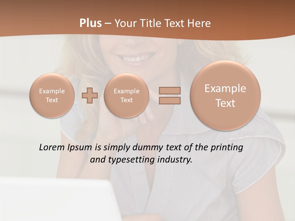 Hand Type Face PowerPoint Template