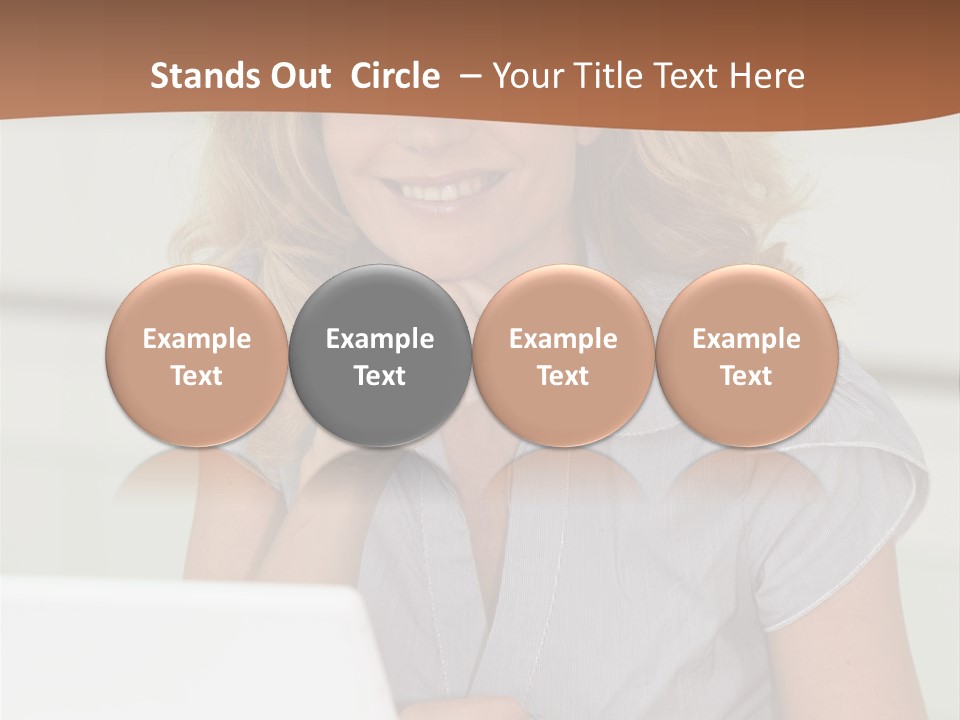 Hand Type Face PowerPoint Template