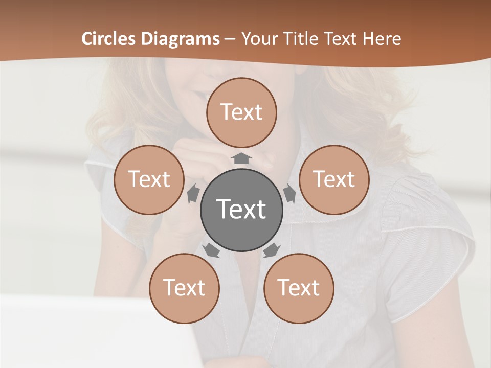 Hand Type Face PowerPoint Template