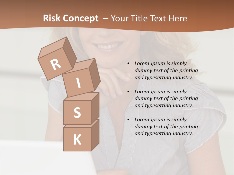 Hand Type Face PowerPoint Template