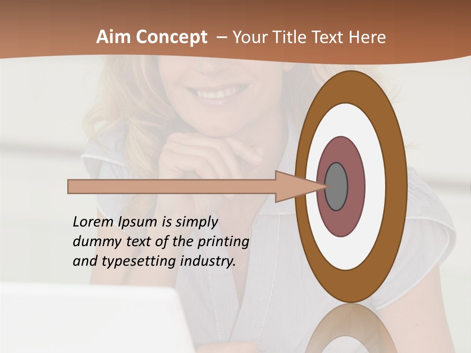 Hand Type Face PowerPoint Template