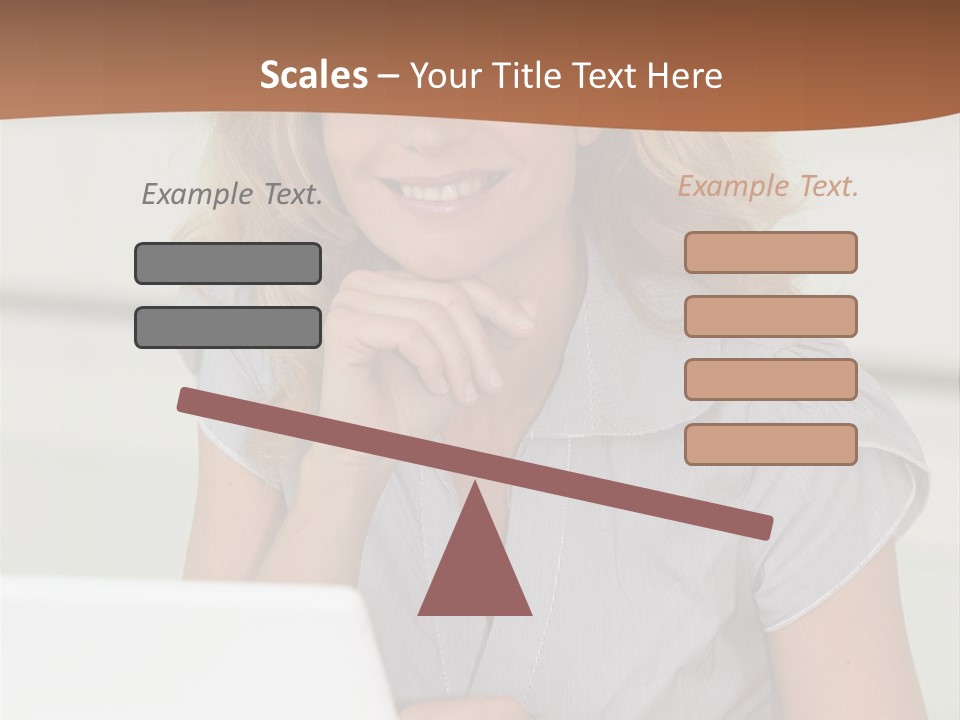 Hand Type Face PowerPoint Template