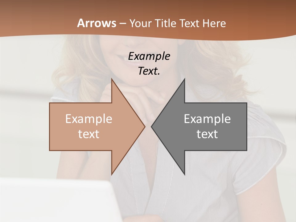 Hand Type Face PowerPoint Template