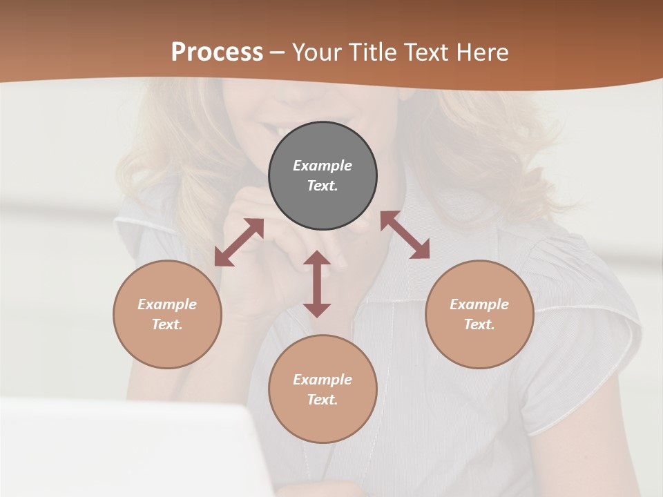 Hand Type Face PowerPoint Template