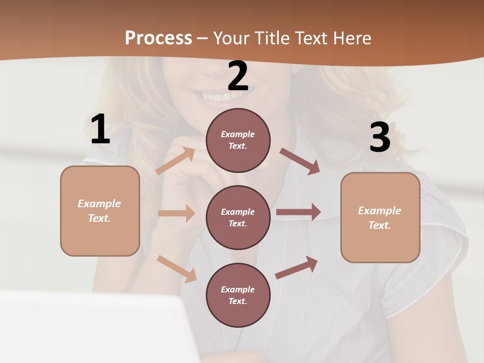 Hand Type Face PowerPoint Template