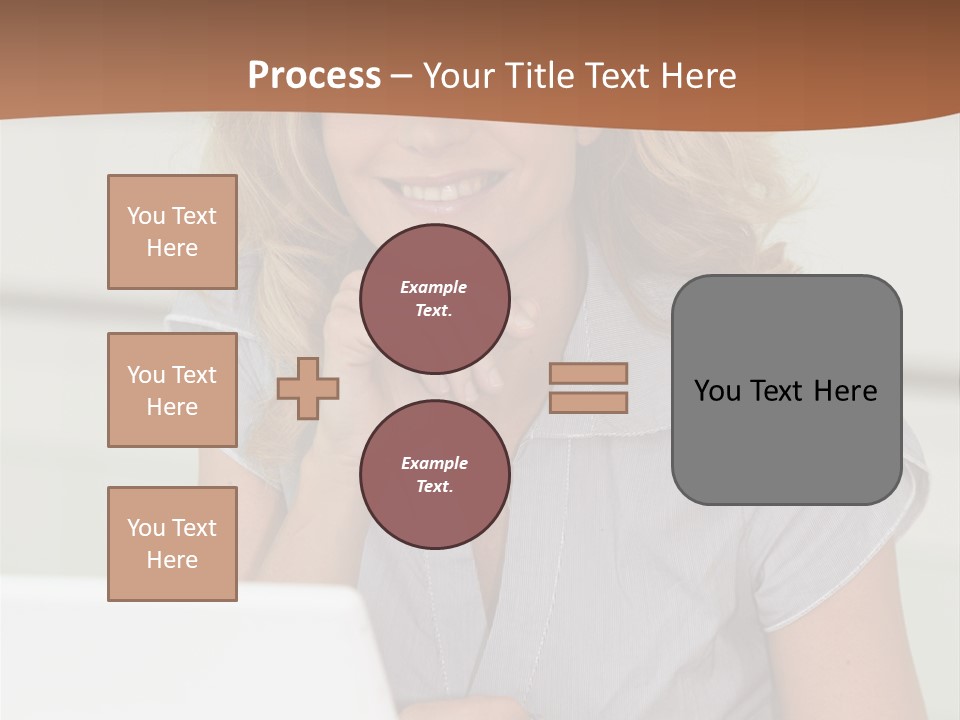 Hand Type Face PowerPoint Template