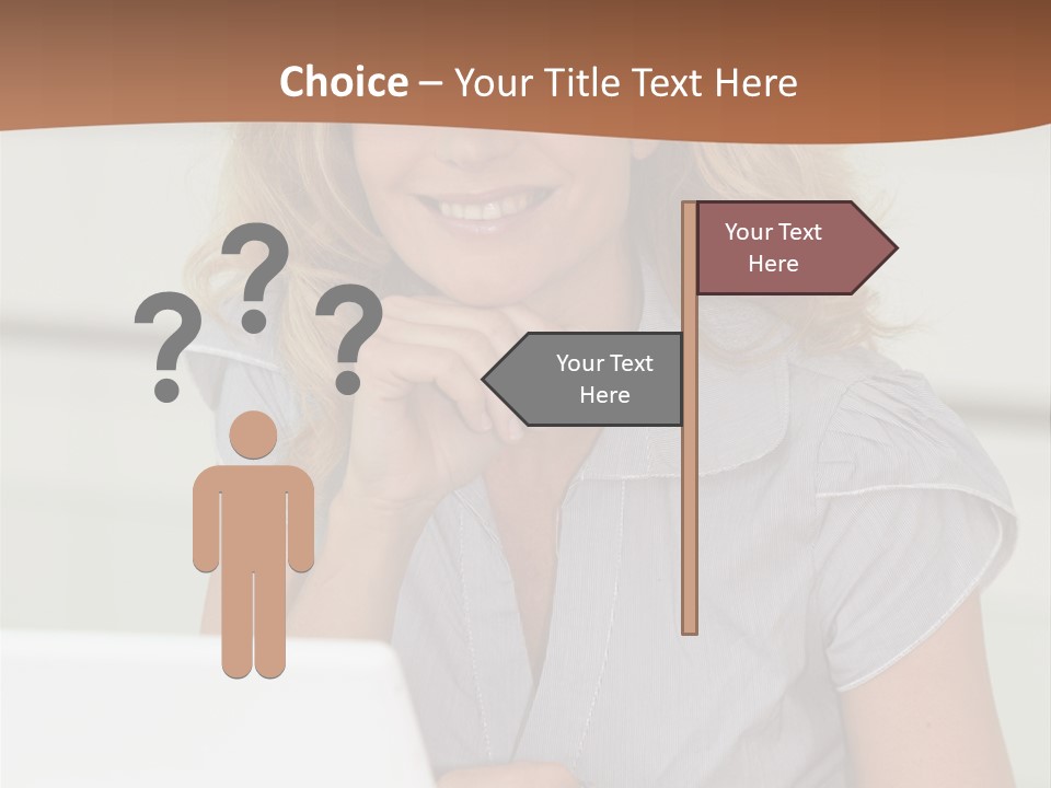 Hand Type Face PowerPoint Template