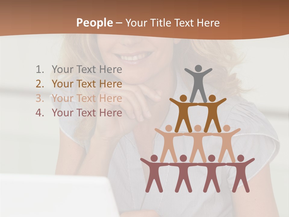 Hand Type Face PowerPoint Template