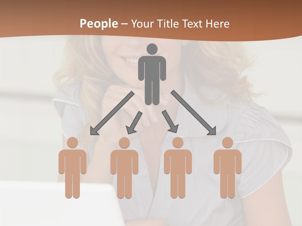 Hand Type Face PowerPoint Template