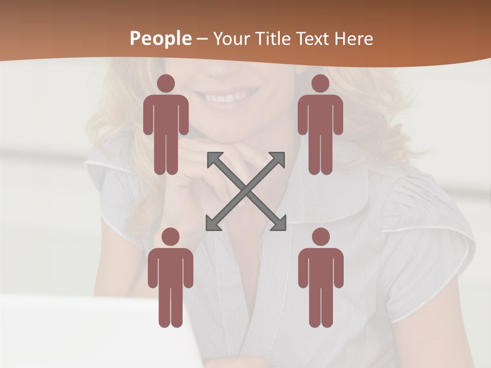 Hand Type Face PowerPoint Template