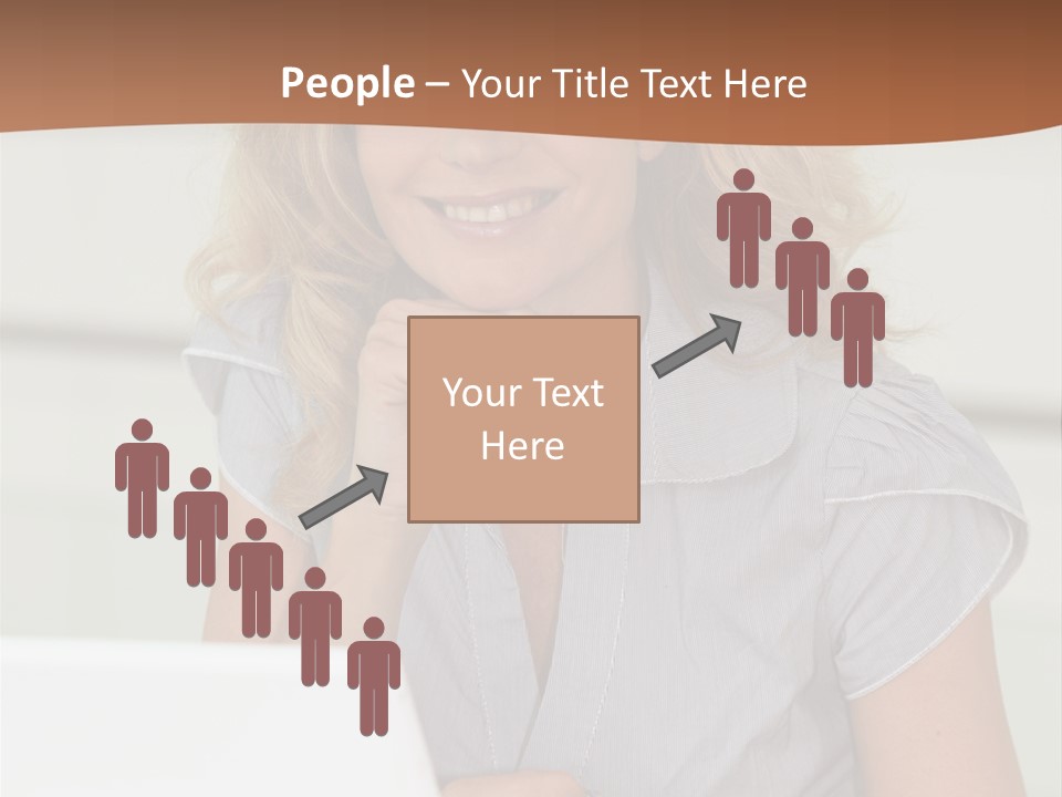 Hand Type Face PowerPoint Template