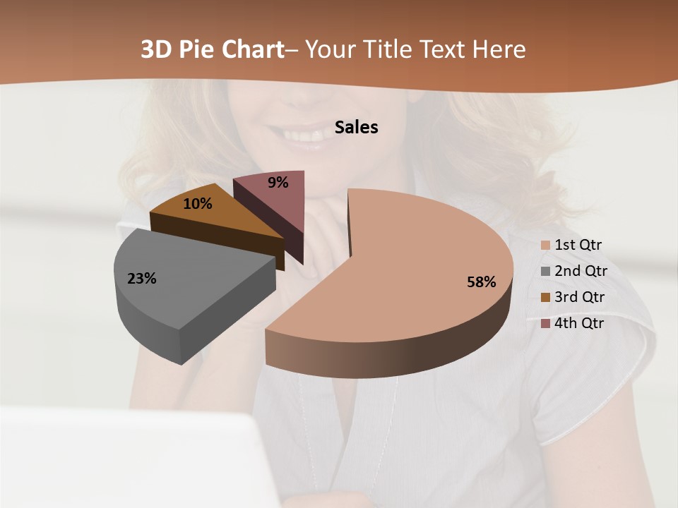 Hand Type Face PowerPoint Template