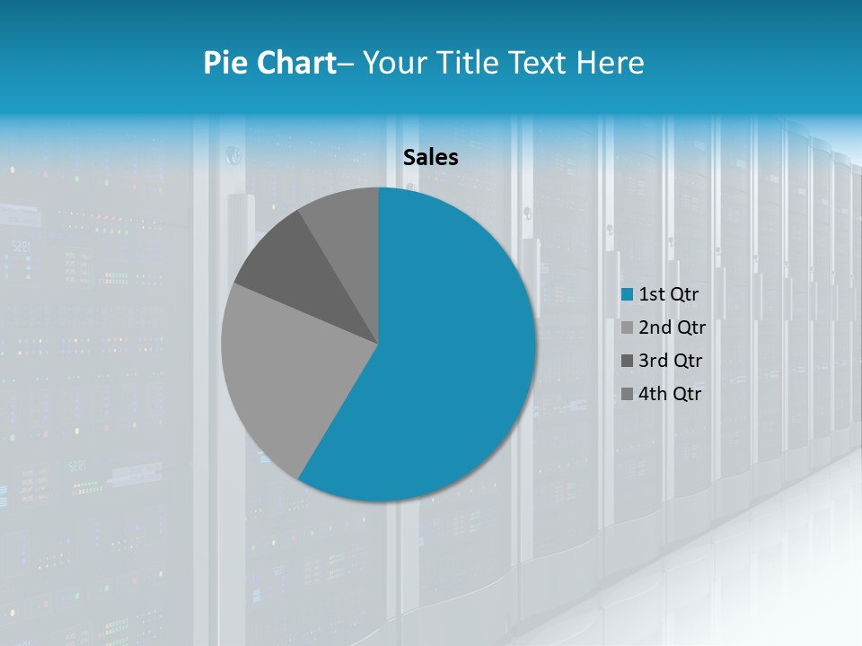 Communication Server Infrastructure PowerPoint Template