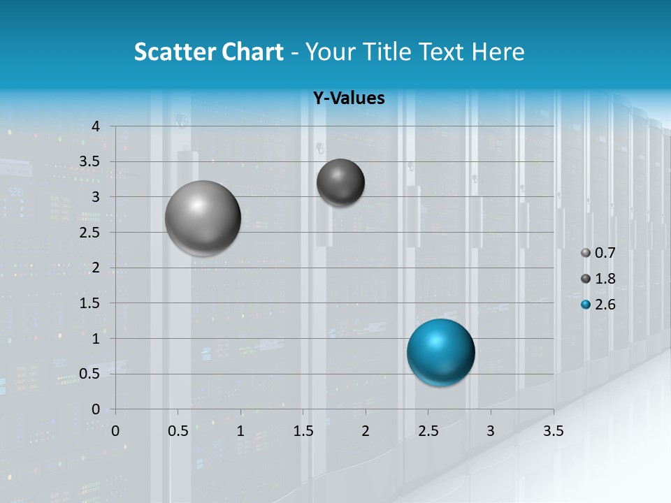 Communication Server Infrastructure PowerPoint Template