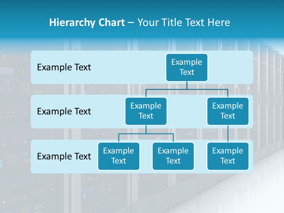Communication Server Infrastructure PowerPoint Template