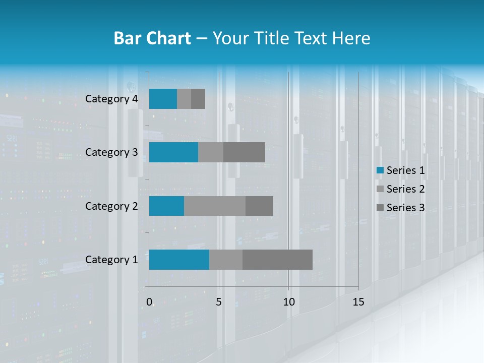 Communication Server Infrastructure PowerPoint Template