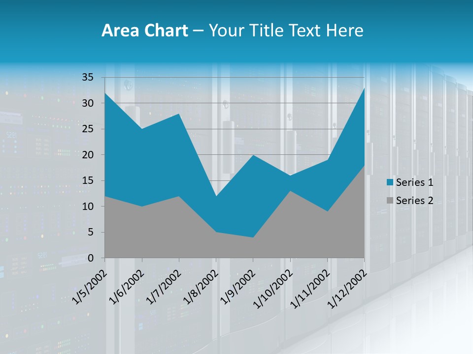 Communication Server Infrastructure PowerPoint Template