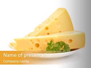 Milk Fresh Swiss PowerPoint Template