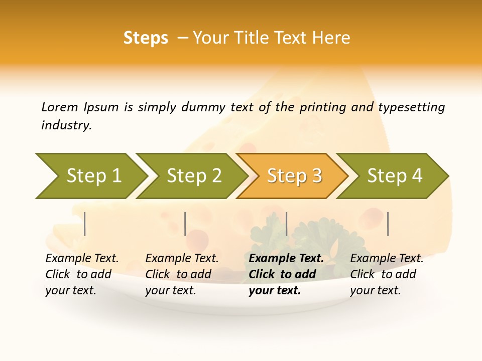 Milk Fresh Swiss PowerPoint Template