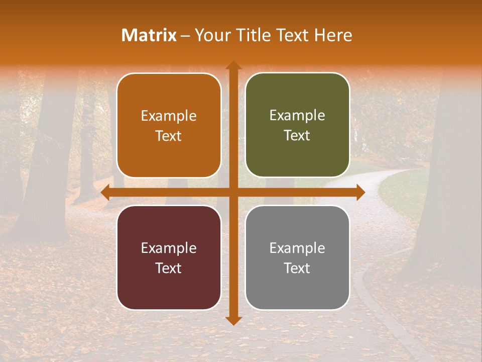Choice Fork Mighty PowerPoint Template