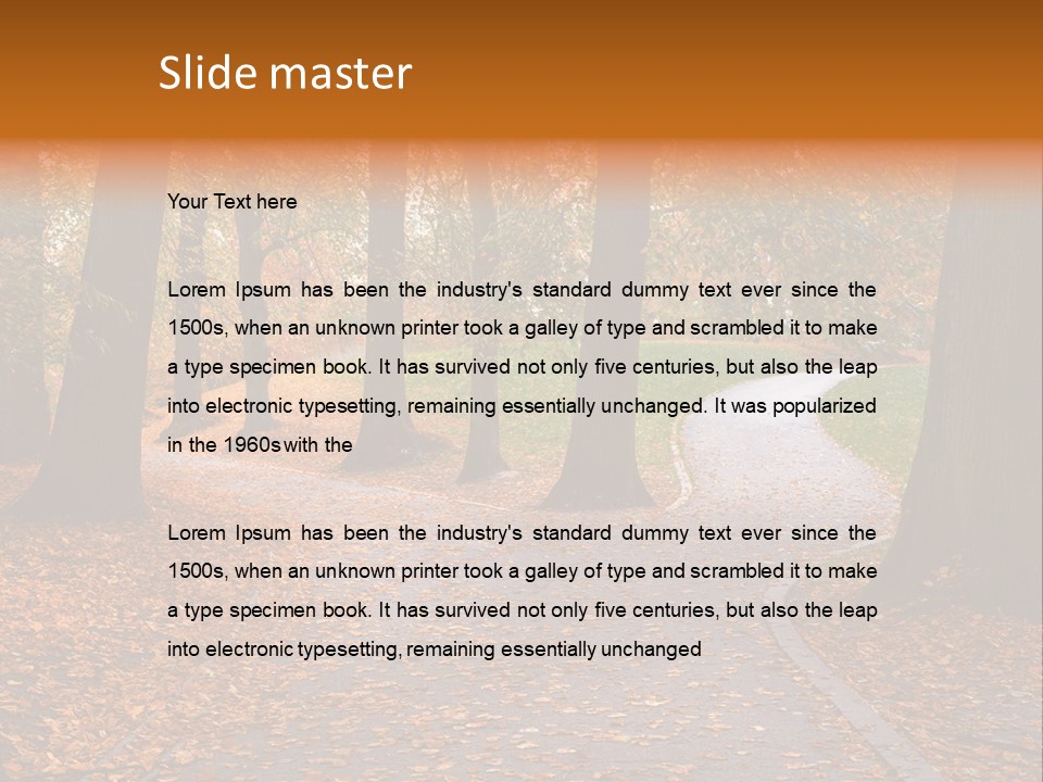 Choice Fork Mighty PowerPoint Template