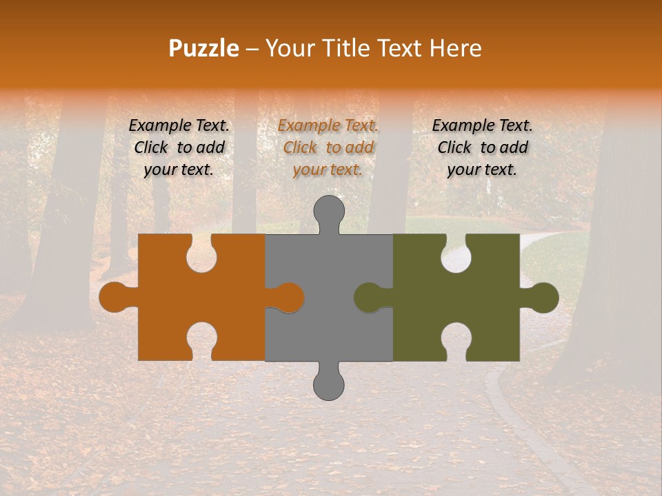 Choice Fork Mighty PowerPoint Template