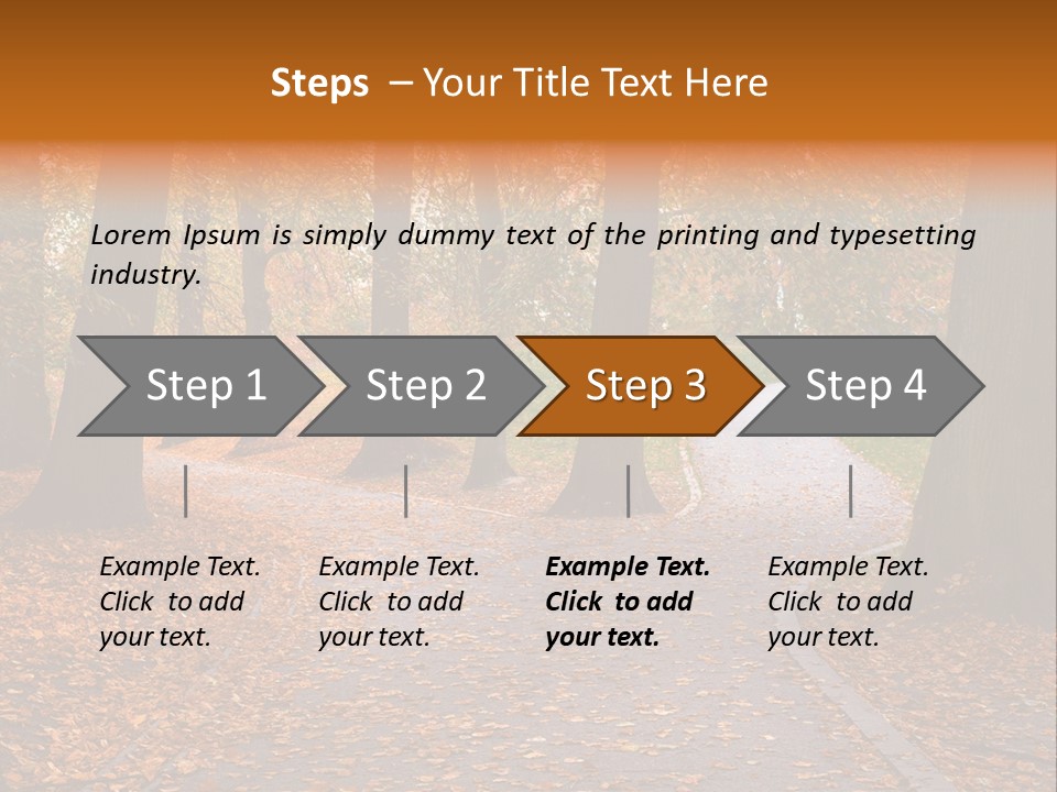 Choice Fork Mighty PowerPoint Template