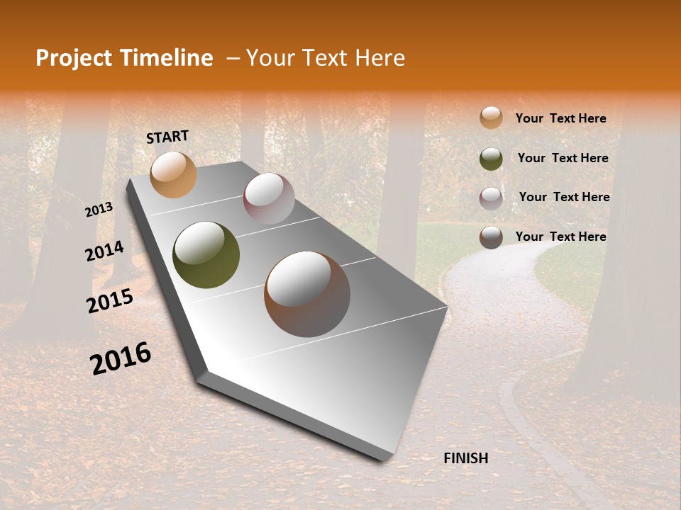 Choice Fork Mighty PowerPoint Template