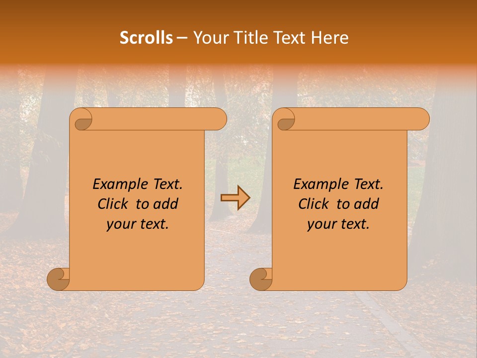 Choice Fork Mighty PowerPoint Template