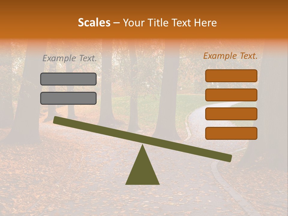 Choice Fork Mighty PowerPoint Template