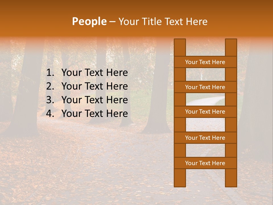 Choice Fork Mighty PowerPoint Template