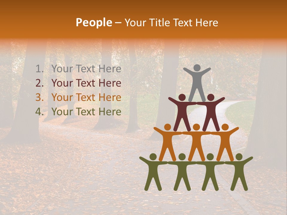 Choice Fork Mighty PowerPoint Template