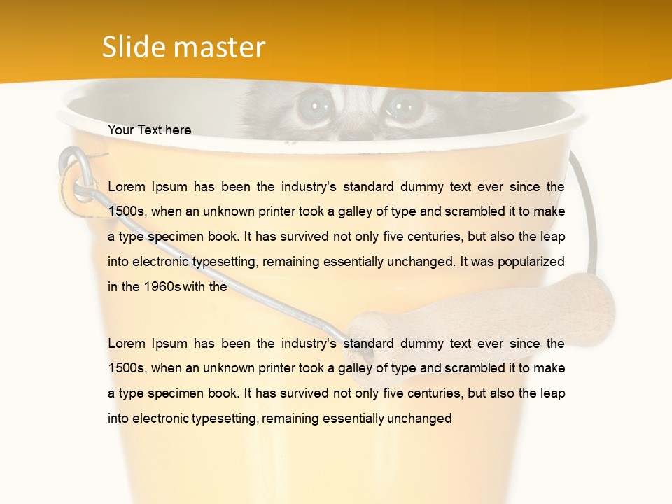 Lovable Cute Smirk PowerPoint Template