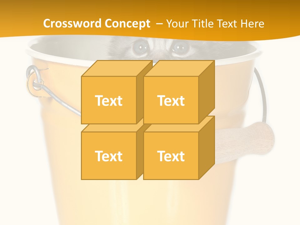 Lovable Cute Smirk PowerPoint Template