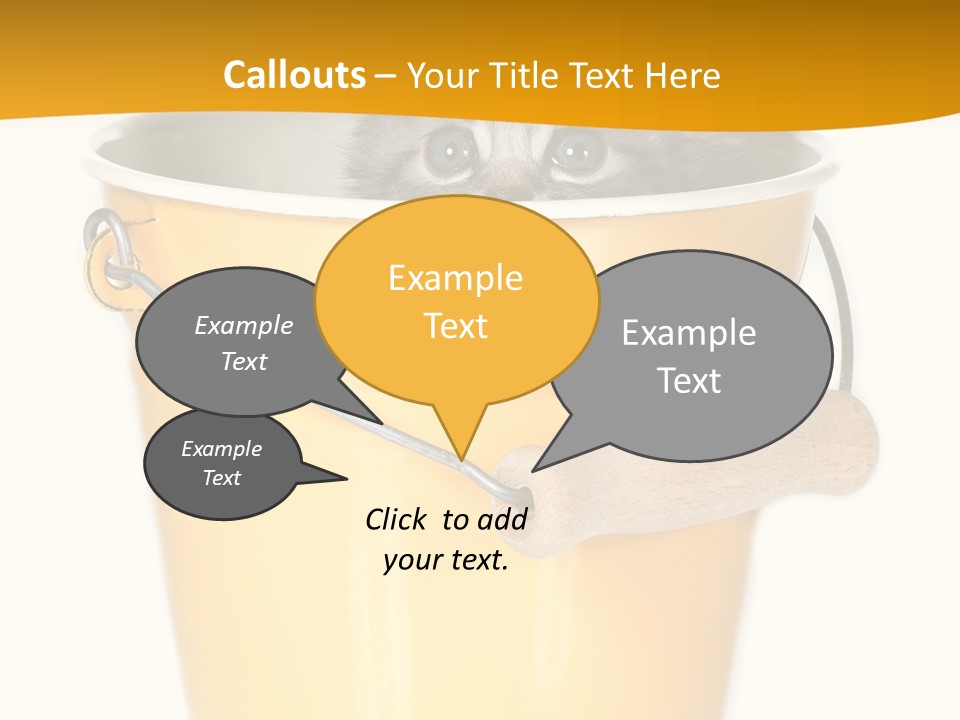 Lovable Cute Smirk PowerPoint Template
