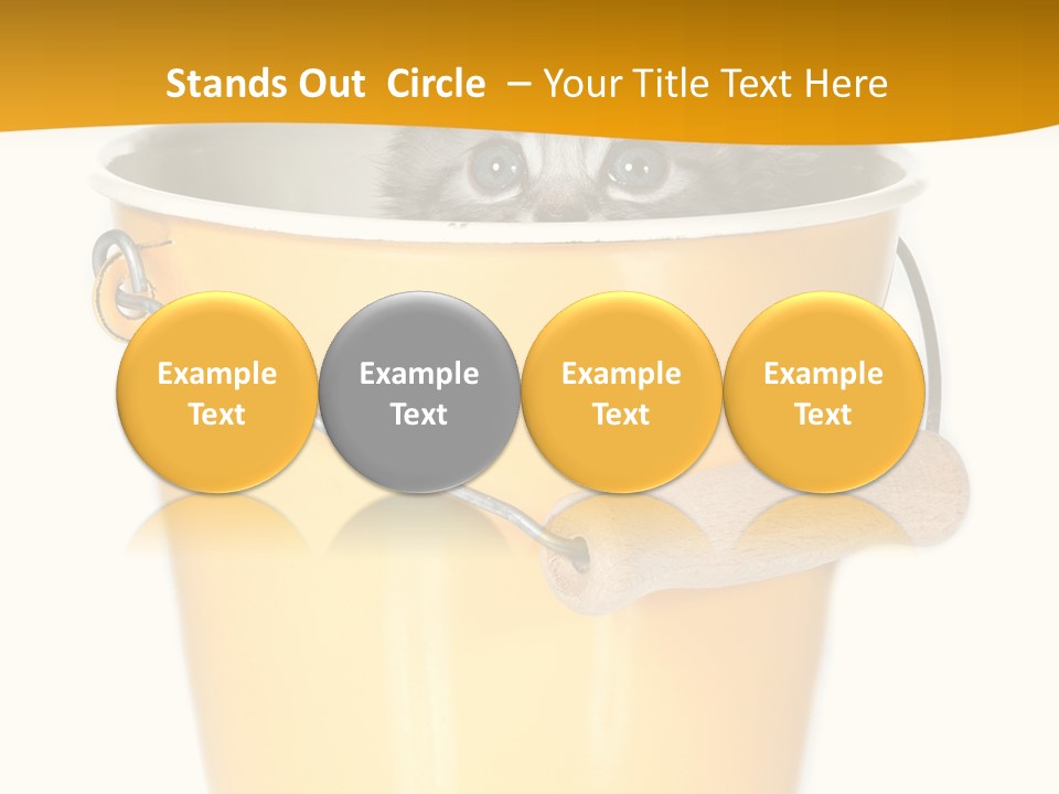 Lovable Cute Smirk PowerPoint Template