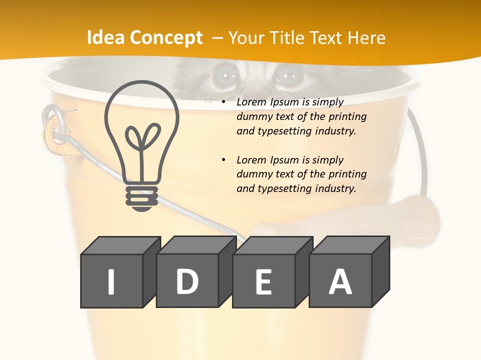 Lovable Cute Smirk PowerPoint Template