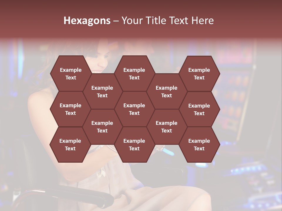 Club Women Suit PowerPoint Template