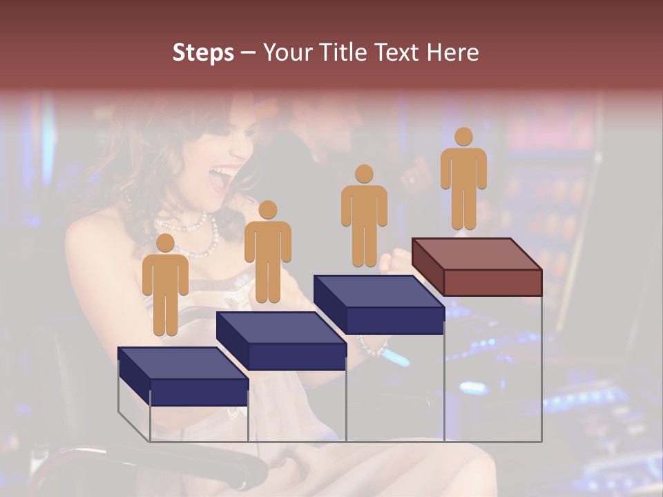 Club Women Suit PowerPoint Template