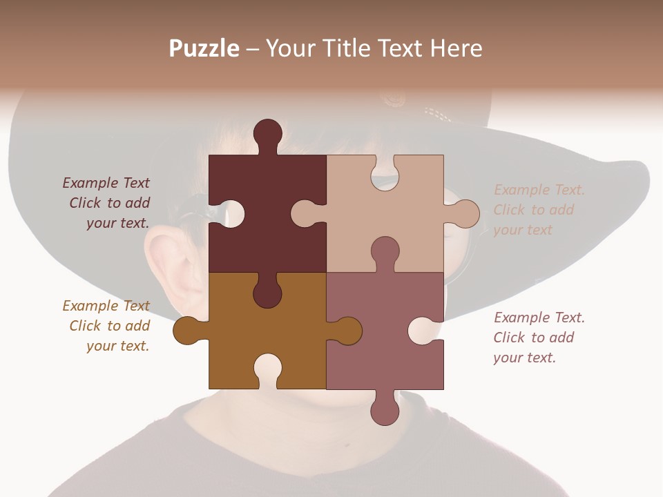 Silly Costume Western PowerPoint Template