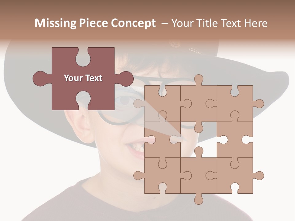 Silly Costume Western PowerPoint Template